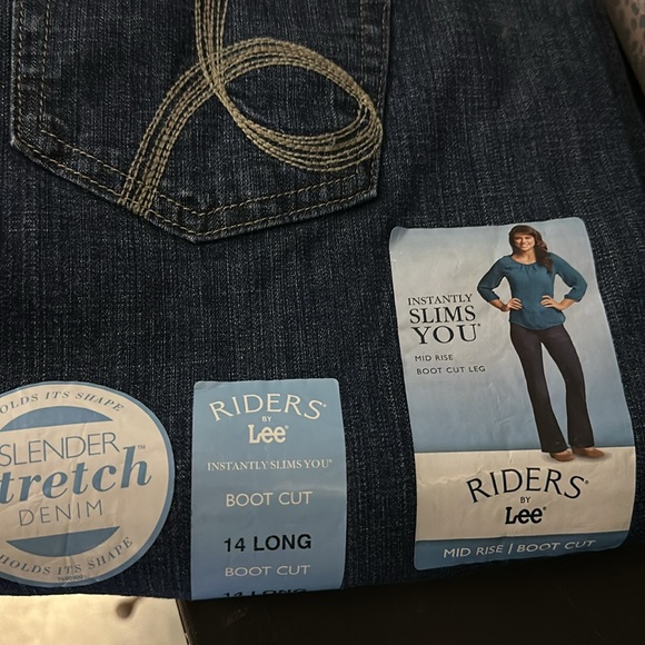 Lee Slender Stretch Mid Rise Jean 14 Ling Boot Cut - Picture 3 of 4